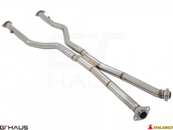GT Haus MUSA Cat-Back LSR pipe (Front + Mid Section) (SUS) 2012+ Lexus GS Series GS-F