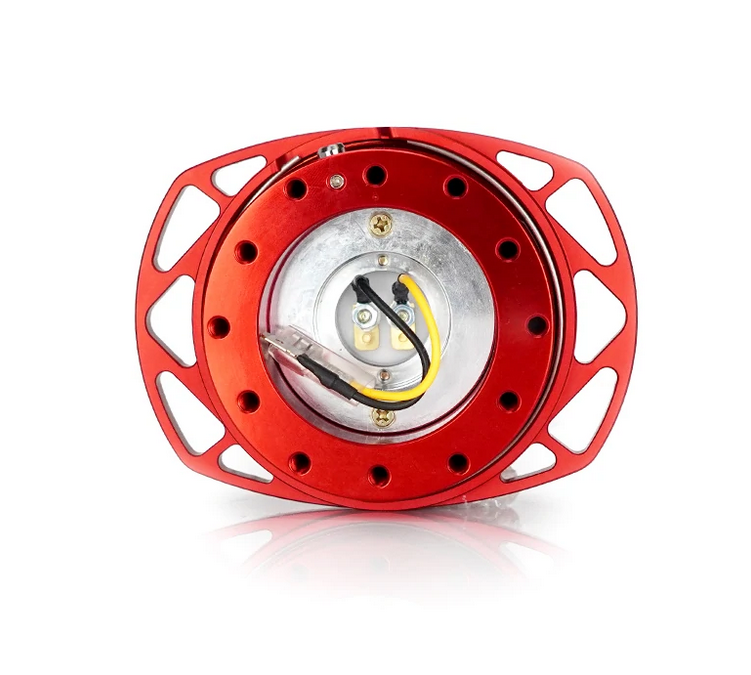 NRG Race Handle Red/Red Ring Steering Wheel Quick Release