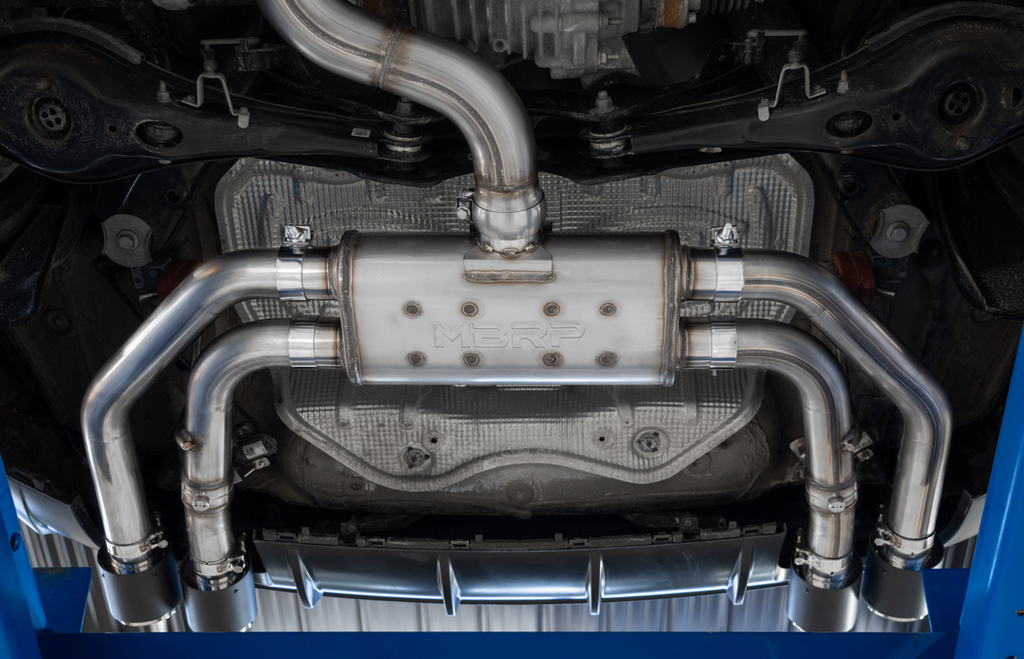 MBRP Active Cat-Back Exhaust 2015-2020 Audi S3 (carbon fiber tips)