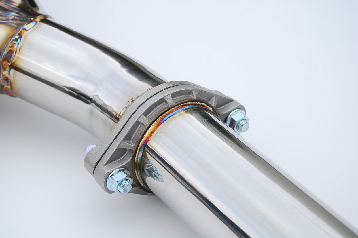 Invidia Gemini Stainless Steel Tip Cat-back Exhaust 2017-2021 Honda Civic Si Sedan (Triple Titanium Tip)