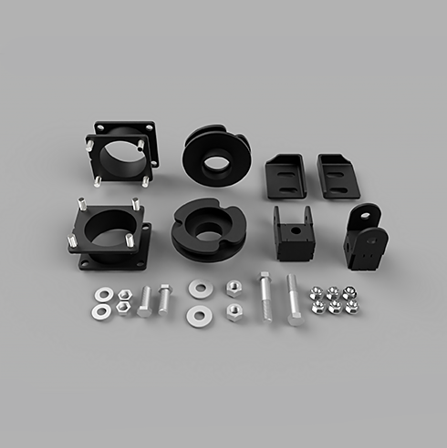 Traxda Leveling Kit 2011-2019 Ford Explorer 4×2/4×4 / 2013-2019 Ford Police Interceptor Utility Front And Rear Lift Kit - 2" Front / 1.25" Rear