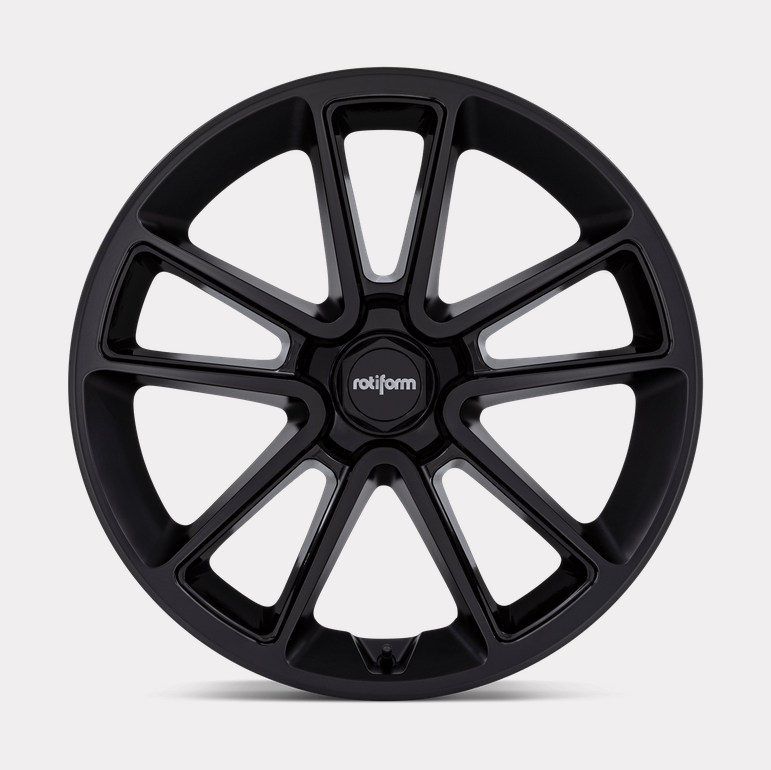 21x11.0 Rotiform BTL Matte Black w/ Black Cap