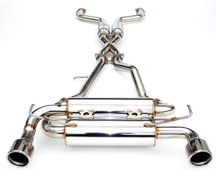 Invidia Gemini Stainless Cat-back Exhaust 2003-2008 Nissan 350Z (Rolled Stainless Tip)