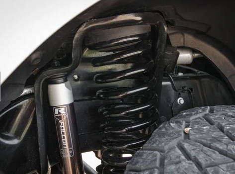 ReadyLift 4" Coil Spring Lift Kit with Falcon Shocks -  2017-2022 Ford F-250/F-350 Super Duty Diesel 4WD (with camper spring package)