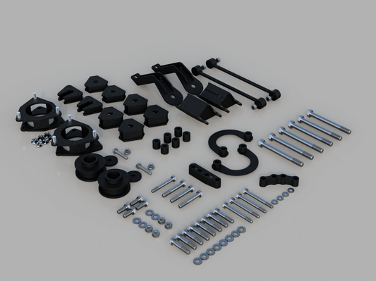 Traxda Lift Kit 2020-2024 Toyota RAV4 PRIME & Hybrid (2" Front 2" Rear) with subframe drops