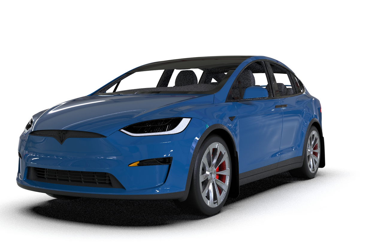 Rally Armor UR Mud Flaps 2022+ Tesla Model X & X Plaid