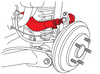 SPC Rear Camber Kit Adjustable Control Arm 2006-2010 Honda Civic Base/Si/Hybrid - 2013+ Acura CSX/ILX