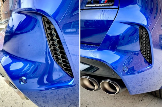 Acexxon BMW F95 X5M / F96 X6M 3D Honeycomb Rear Reflector Insert Set