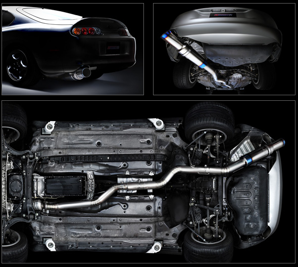 Tomei Expreme Ti Full Titanium Muffler for 1993-2002 Toyota Supra JZA80