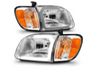 2000-2004 Toyota Tundra Crystal Plank Style Headlights with Corner Lights (2 Pieces)