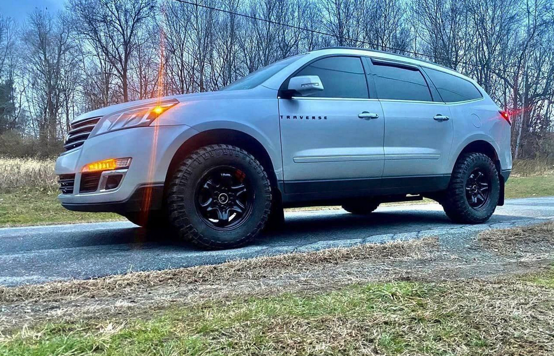 Traxda Leveling Kit 2007-2016 GMC Acadia 2009-2017 Chevy Traverse – 1.75″ FRONT 1″ REAR LIFT KIT