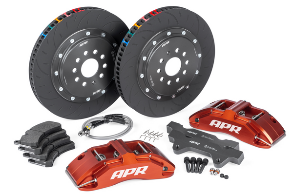 APR Brakes - 380x34mm 2-piece 6 Piston Kit - 2018-2023 Audi S4 / S5 / SQ5 3.0 V6 - Red - (MLBEVO 350mm)