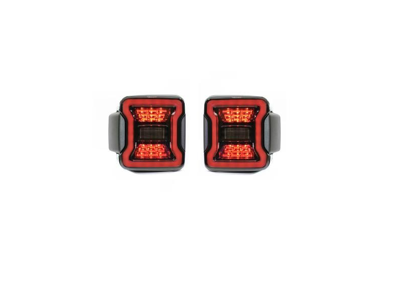 Jeep Wrangler JL Blackout LED Replacement Tail Lights