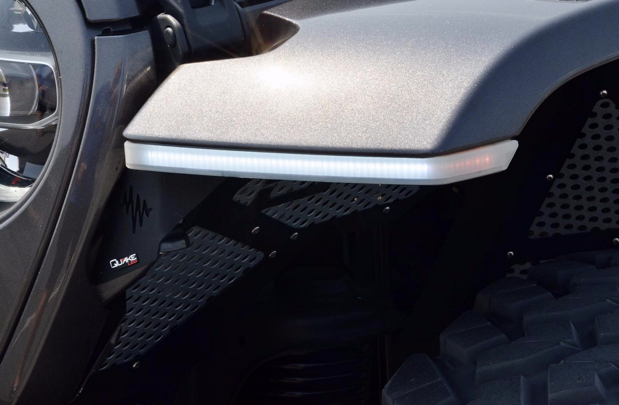 Jeep Wrangler JL/Gladiator 9.5 x 0.75 Inch Slim Chop Kit DRL w/ Sequential Switchback Turn Signal & Side Marker Light