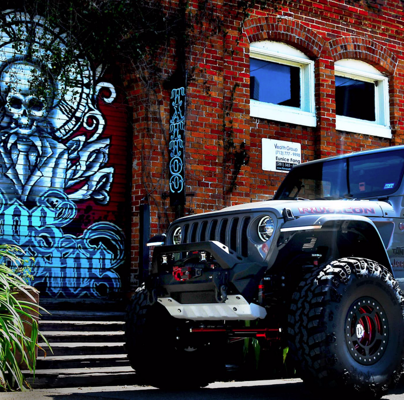 Jeep Wrangler JL/Gladiator 9.5 x 0.75 Inch Slim Chop Kit DRL w/ Sequential Switchback Turn Signal & Side Marker Light