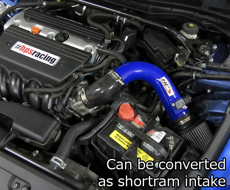 HPS Performance Cold Air Intake Kit 2009-2014 Acura TSX / 2008-2012 Honda Accord 2.4L (converts into short ram)