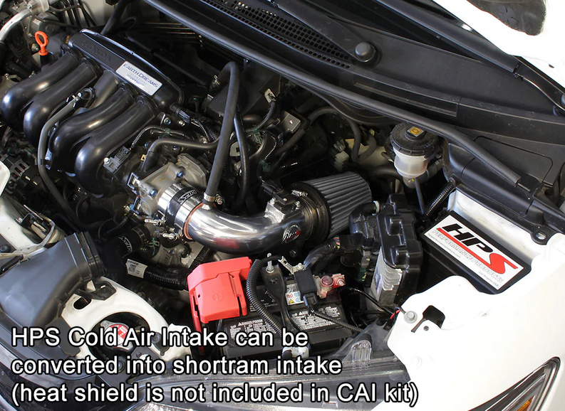 HPS Performance Cold Air Intake Kit 2015-2018 Honda Fit 1.5L Manual Trans (converts into short ram)