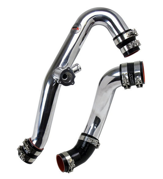 HPS Intercooler Hot Charge Pipe and Cold Side with Black Hoses 2015-2017 Ford Mustang Ecoboost 2.3L Turbo