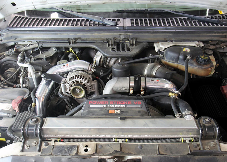 HPS Hot & Cold Side Charge Pipe with CAC Hose Intercooler Boots, 03-07 Ford F250 / F350 / F450 / F550 Superduty Powerstroke 6.0L Diesel Turbo