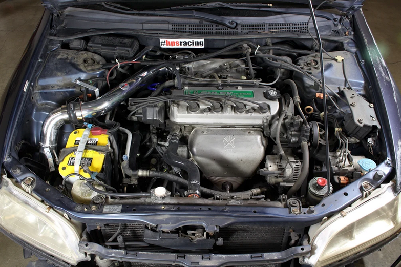 HPS Performance Cold Air Intake Kit 1998-2002 Honda Accord 2.3L DX EX LX VP SE (converts into short ram)