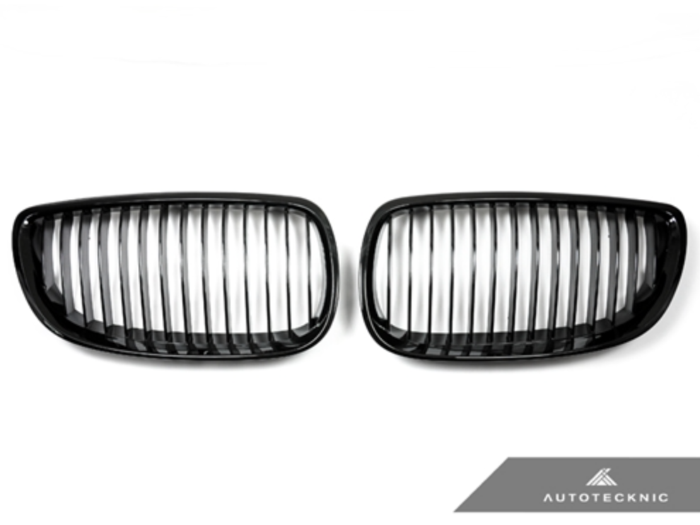 Autotecknic Replacement Glazing Black Front Grilles BMW E92/ E93 3-Series Coupe/ Cabrio (including E9X M3)