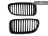 Autotecknic Replacement Stealth Black Front Grilles BMW F10 Sedan / F11 Wagon | 5 Series & M5