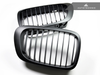 Autotecknic Replacement Stealth Black Front Grilles BMW E46 Coupe | 3 Series (pre-facelift)
