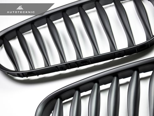 Autotecknic Replacement Stealth Black Front Grilles BMW E85 Coupe / E86 Cabrio | Z4 Series including Z4M