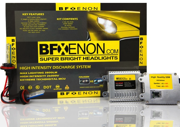 BF Xenon HID 9005 / H10 / 9140 / 9145 - Premium OEM HID Xenon Headlight Kit - LIFETIME WARRANTY