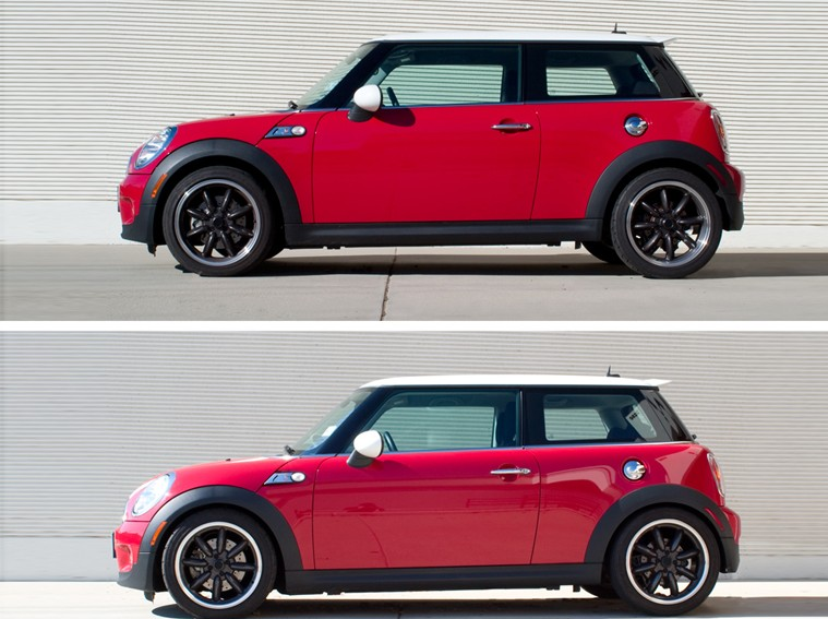 Lowered Mini Cooper Clubman