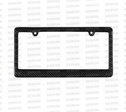Seibon Carbon Fiber License Plate Frame (2 Hole)