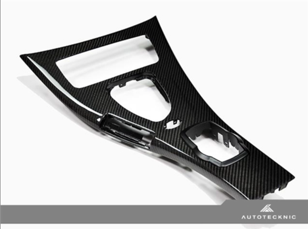AutoTecknic Replacement Carbon Fiber Interior Center Console - E90 E92 M3 Sedan/Coupe