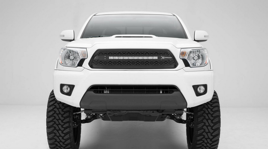 T-Rex ZROADZ Series 2012-2015 Toyota Tacoma LED Lighted Grille w/ One 20 Inch Slim single row Main Insert (Black)