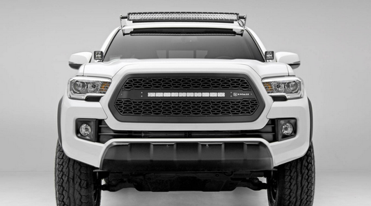 T-Rex ZROADZ Series 2016-2017 Toyota Tacoma LED Lighted Grille w/ One 20 Inch Slim single row Main Insert (Black)