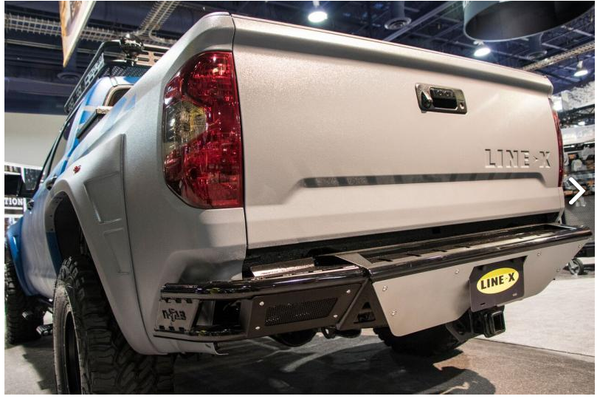 N Fab 2014-17 Toyota Tundra Rear Replacement Bumper with Skid Plate