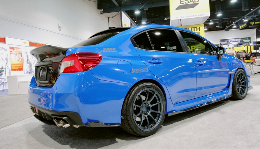 Seibon MB Style Carbon Fiber Rear Lip 2015-2018 Subaru WRX / STI