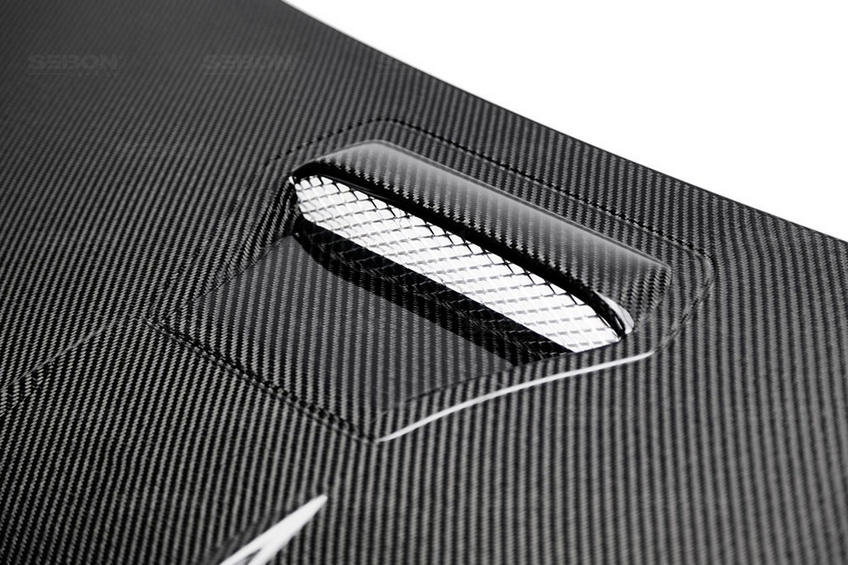 Seibon MR-Style Carbon Fiber Hood 2016-2021 Honda Civic