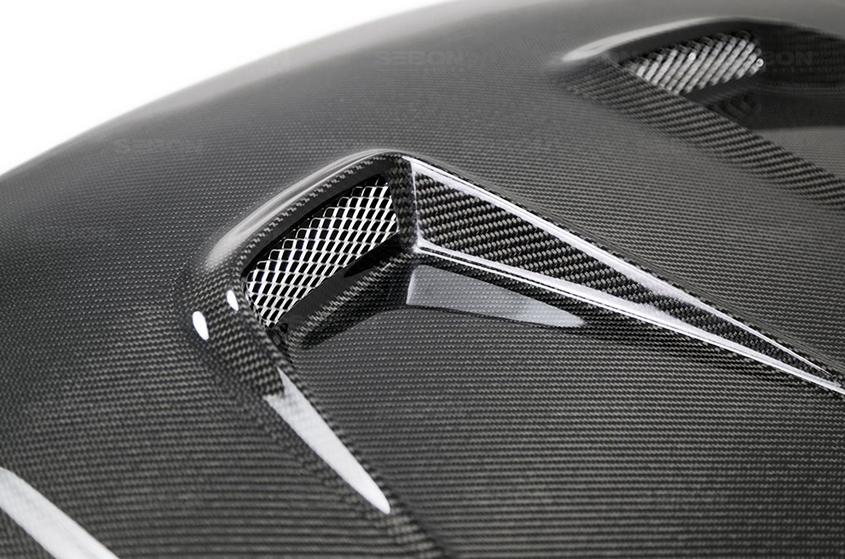 Seibon MR-Style Carbon Fiber Hood 2016-2021 Honda Civic