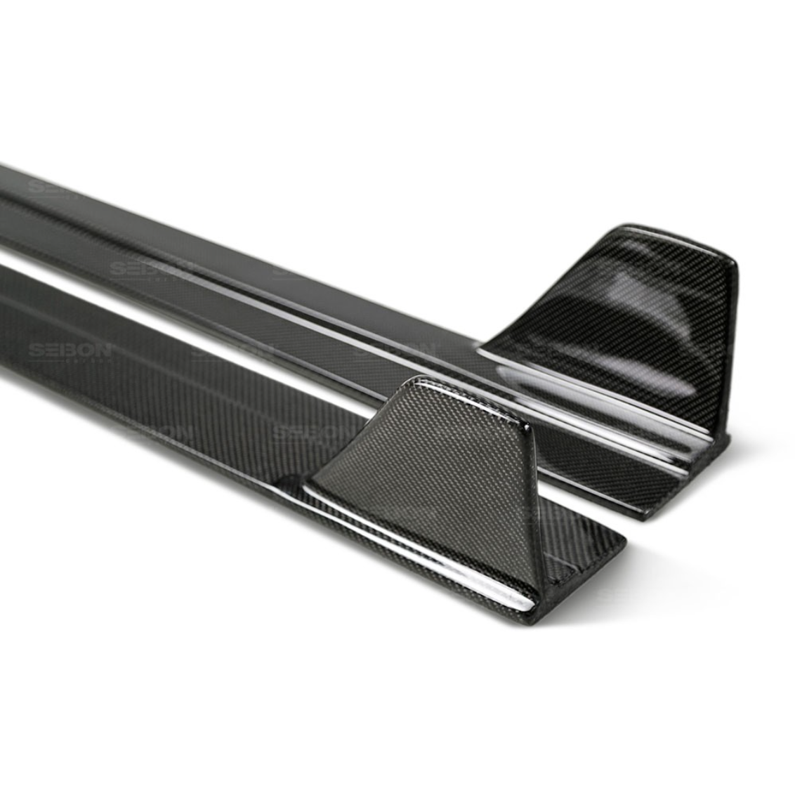 Seibon TR Style Carbon Fiber Side Skirts 2016-2021 Honda Civic Sedan
