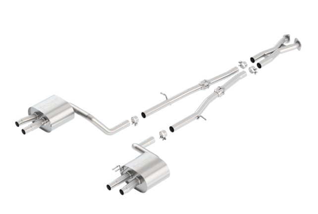 Borla S-Type Cat-Back Exhaust System 2018-2021 Kia Stinger 3.3L V6 Turbo Automatic Trans. (RWD/AWD)