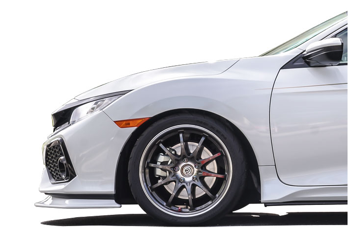 Greddy Front Lip 2017-2019 Honda Civic Si Coupe and Sedan (FRP unpainted)