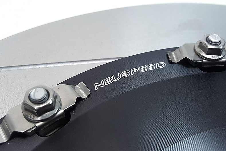 NEUSPEED 2-Piece Floating Brake Rotors | Front 370mm Slotted • RS 3 8V/8V.2 (Audi RS3 8V/8V.2 Sedan Only)