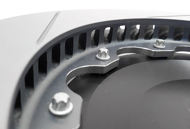 NEUSPEED 2-Piece Floating Brake Rotors | Front 370mm Slotted • RS 3 8V/8V.2 (Audi RS3 8V/8V.2 Sedan Only)