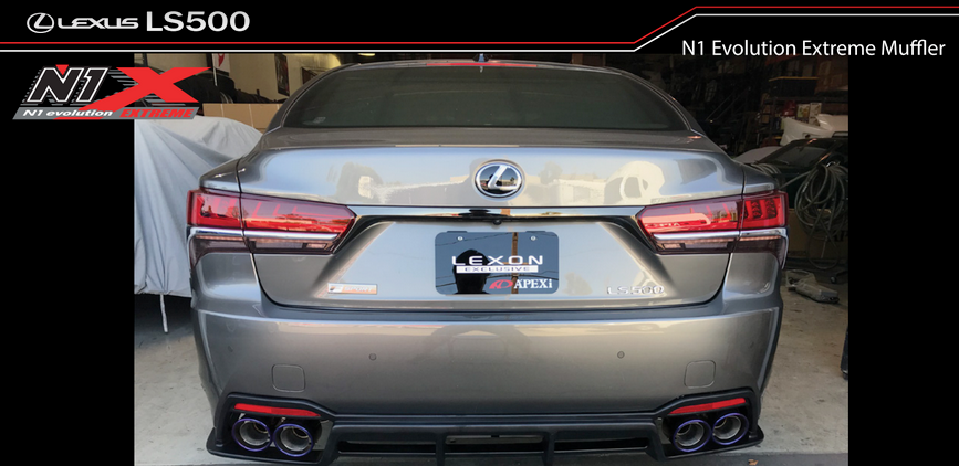 APEXi N1-X Evolution Extreme Muffler 2018-2023 Lexus LS500/LS500h (Axle Back)