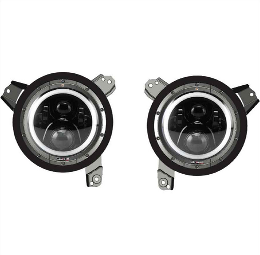 Jeep Wrangler JL / Gladiator 9" Quake LED Tempest Series HD Headlights