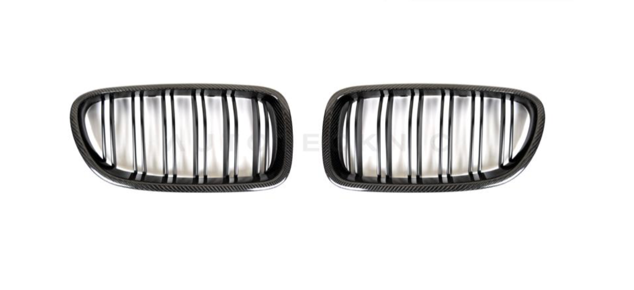 AutoTecknic Dual Slats Carbon Fiber Front Grille F10 5-SERIES | M5