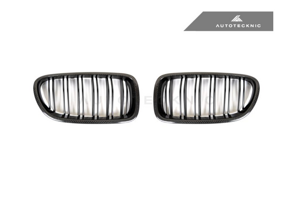 AutoTecknic Dual Slats Carbon Fiber Front Grille F10 5-SERIES | M5