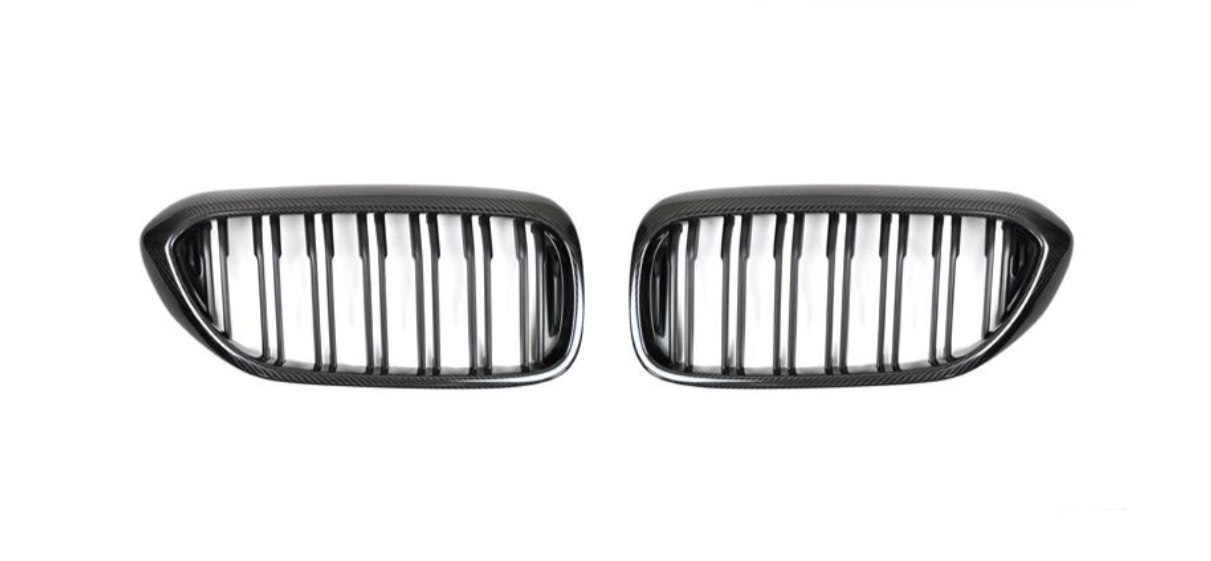 AutoTecknic Dual Slats Carbon Fiber Front Grille G30 5-Series