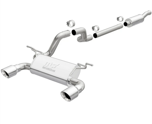Magnaflow Street Series Cat Back Performance Exhaust System 2018-2024 Jeep Wrangler JL L4-2.0L (w/Dual Split Rear Exit)
