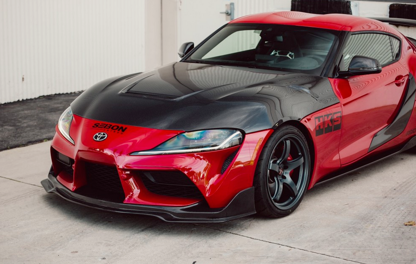 Seibon VS-Style Carbon Fiber Hood 2020-2026 Toyota Supra GR